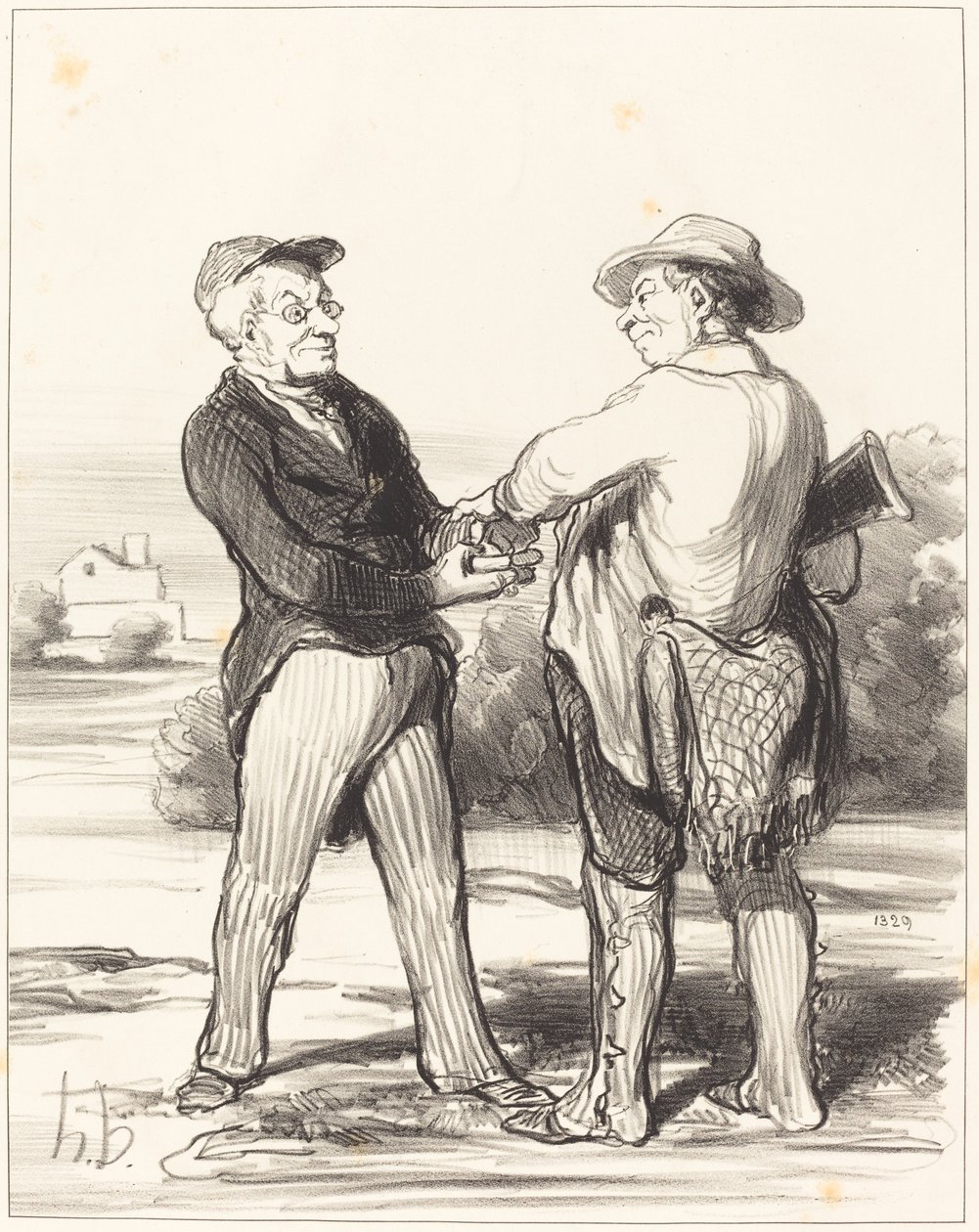 Powiedz, prezydencie, nie da się złapać zająca... autorstwa Honoré Daumier