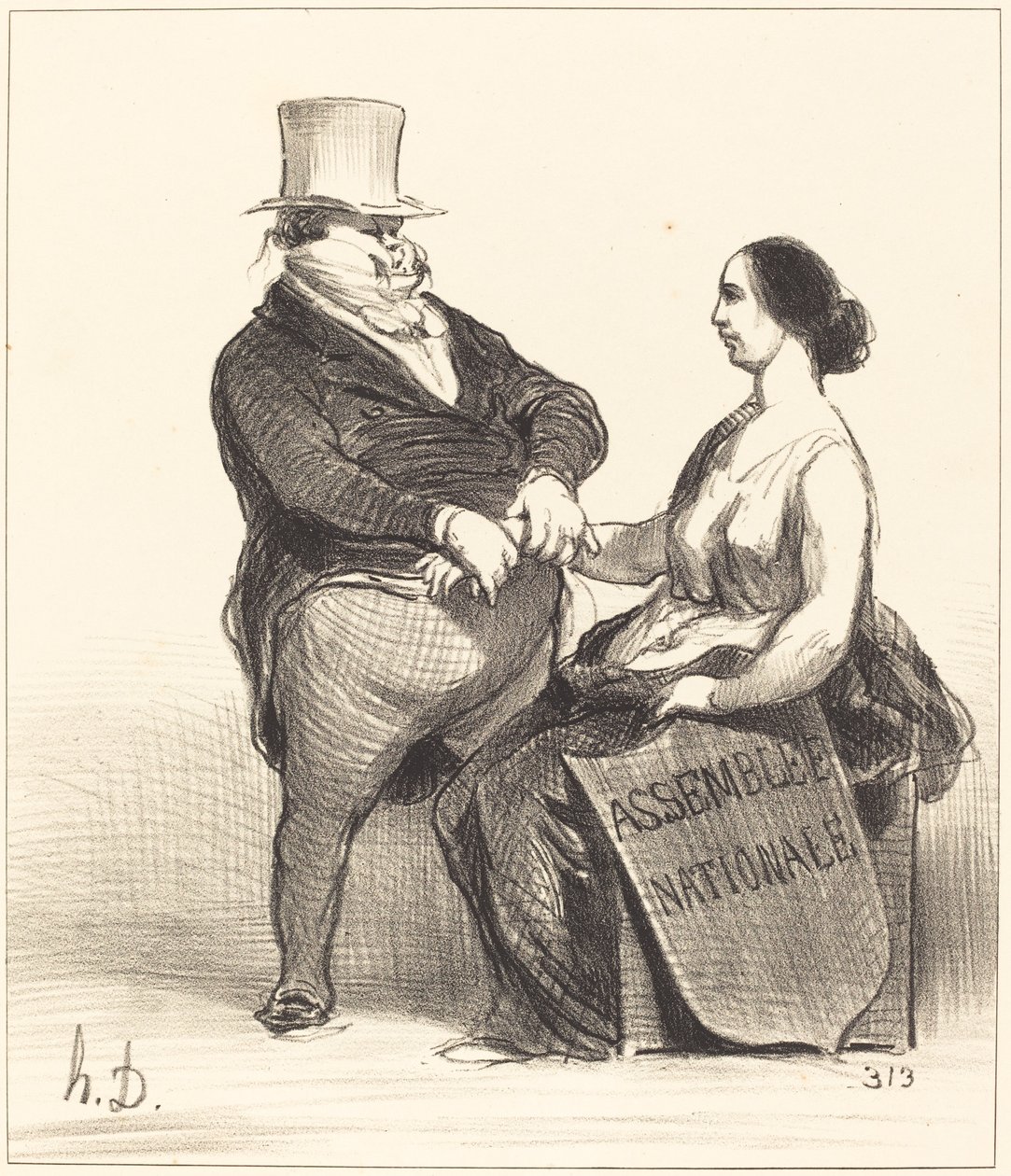 Doktorze... nie jestem aż tak chory... autorstwa Honoré Daumier