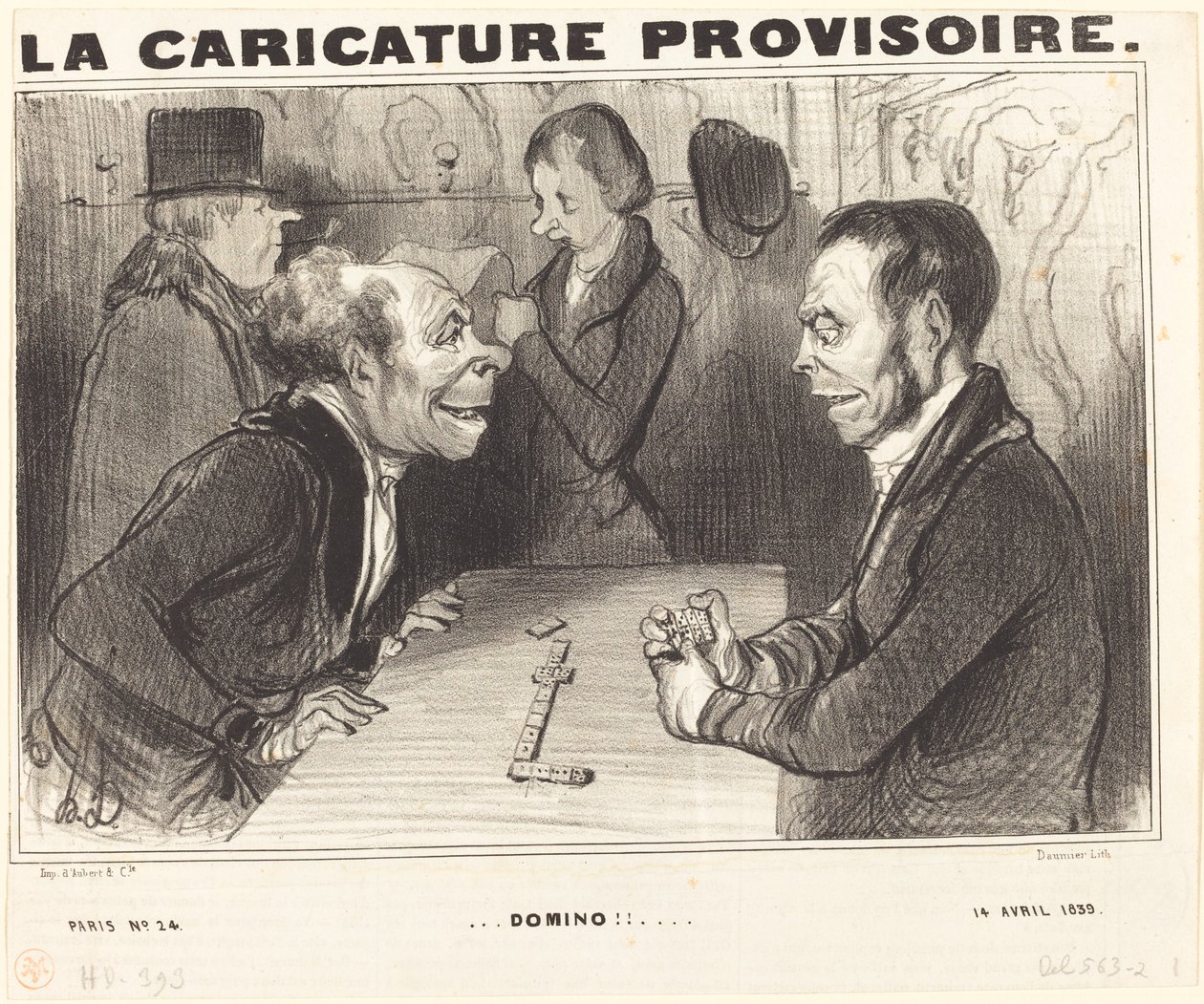 Domino!! autorstwa Honoré Daumier