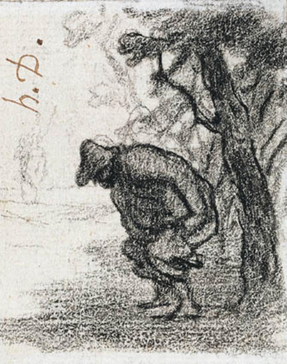 Don Kichot i Sancho Pansa za drzewem autorstwa Honoré Daumier