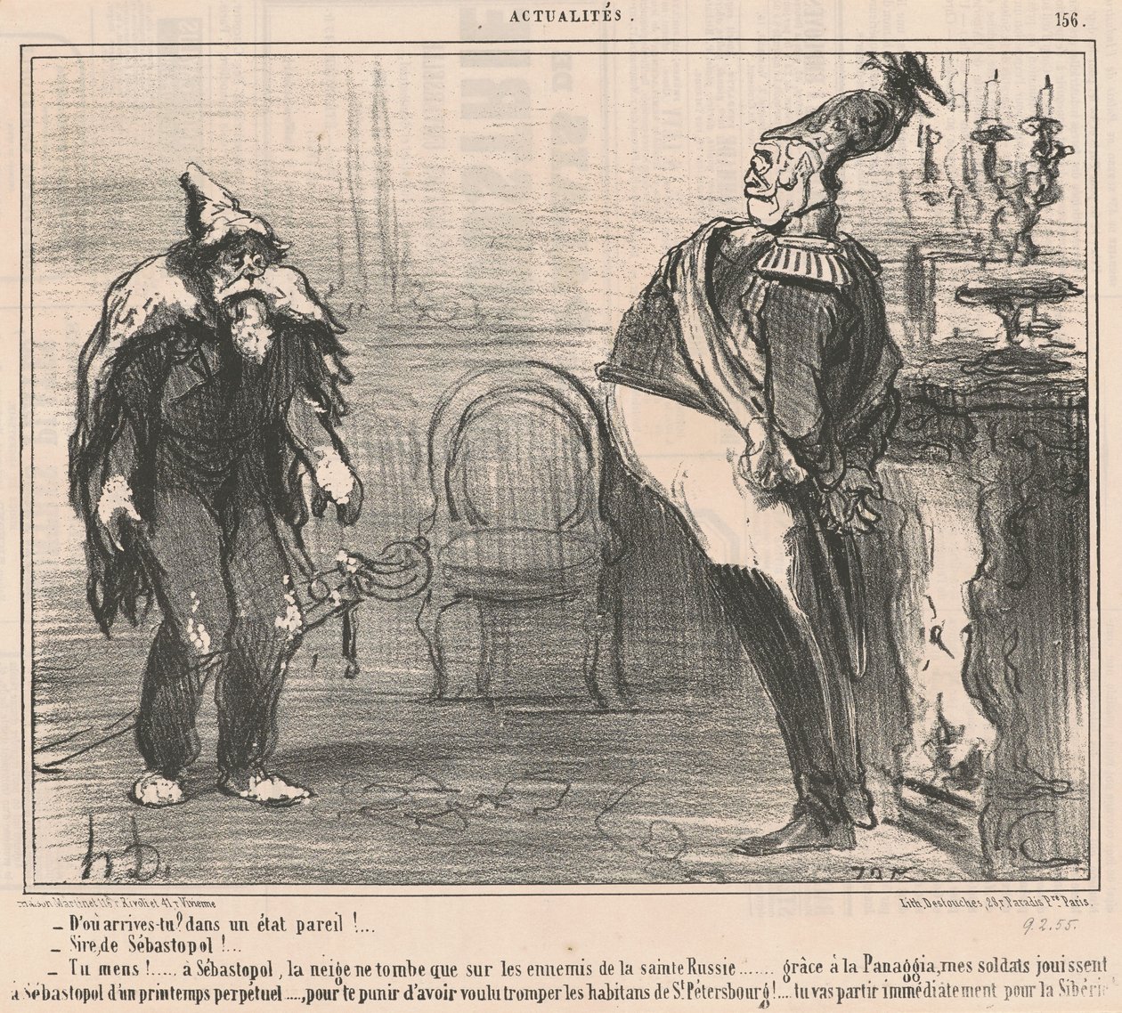 Skąd jesteś? autorstwa Honoré Daumier