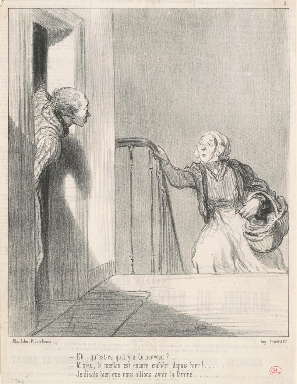 Hej! Co nowego? ... autorstwa Honoré Daumier