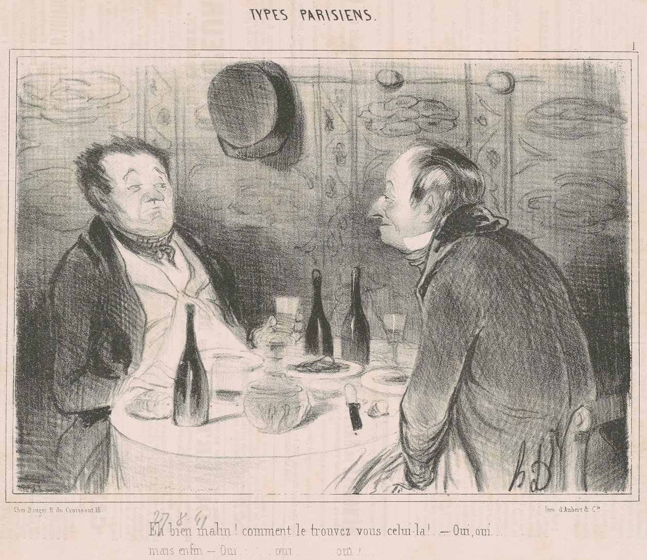 Cóż, sprytny! jak znaleźć ten! autorstwa Honoré Daumier