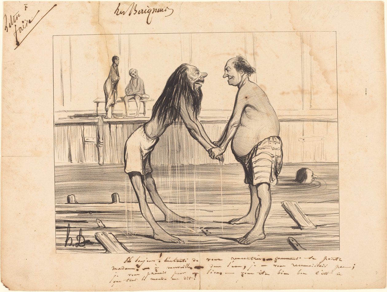 Hej cześć! miło mi cię poznać... autorstwa Honoré Daumier