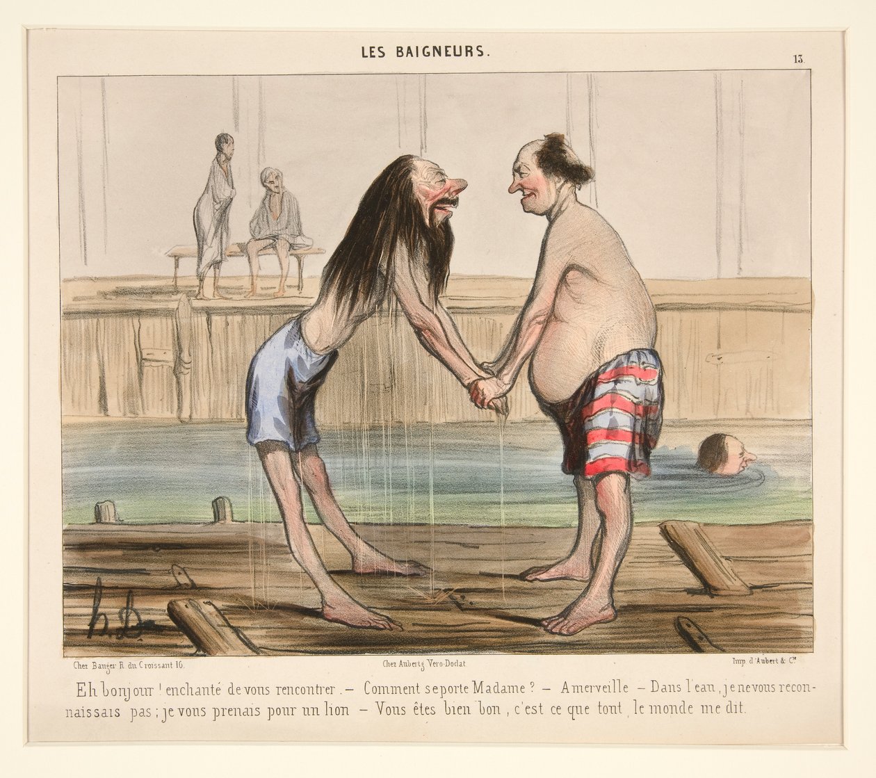 Hej cześć! miło mi cię poznać autorstwa Honoré Daumier