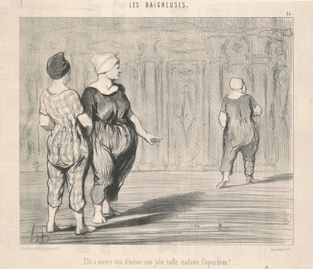 Wciąż ma... ładną talię Madame Coquardeau! autorstwa Honoré Daumier