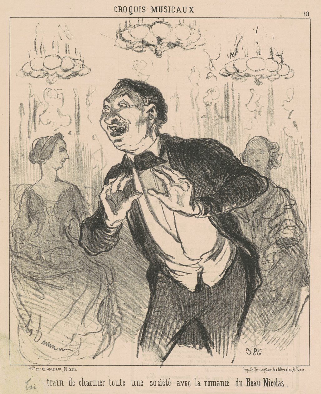 Urok całej firmy... autorstwa Honoré Daumier