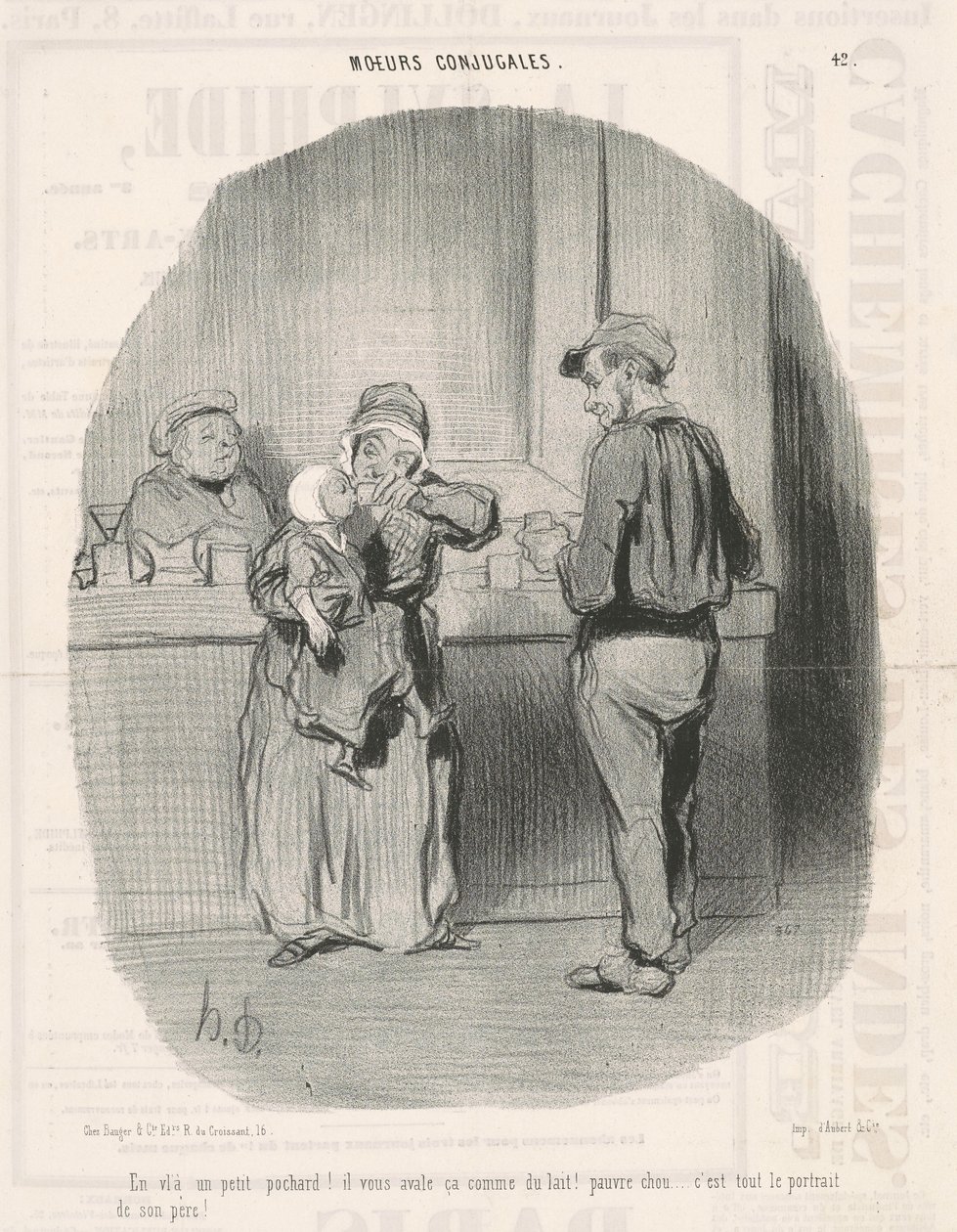 Oto mały sernik! autorstwa Honoré Daumier