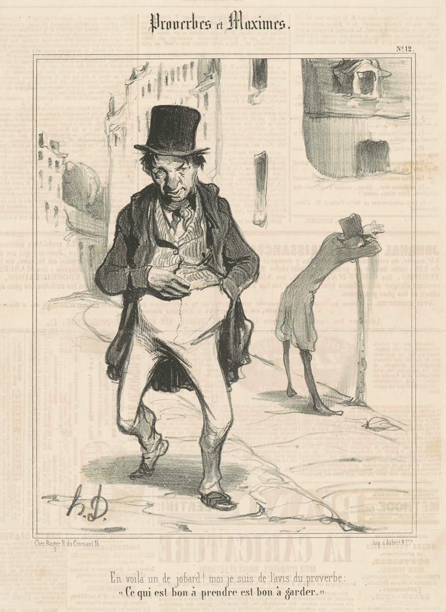 Oto praca! ... autorstwa Honoré Daumier