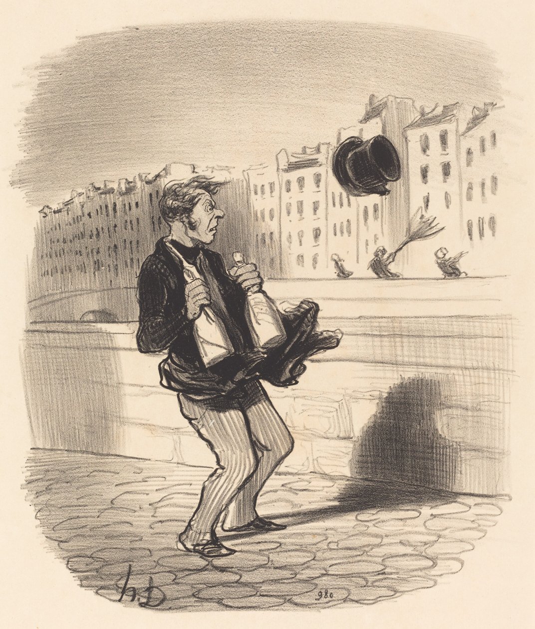Wejdź, proszę pana... nie wstydź się... autorstwa Honoré Daumier