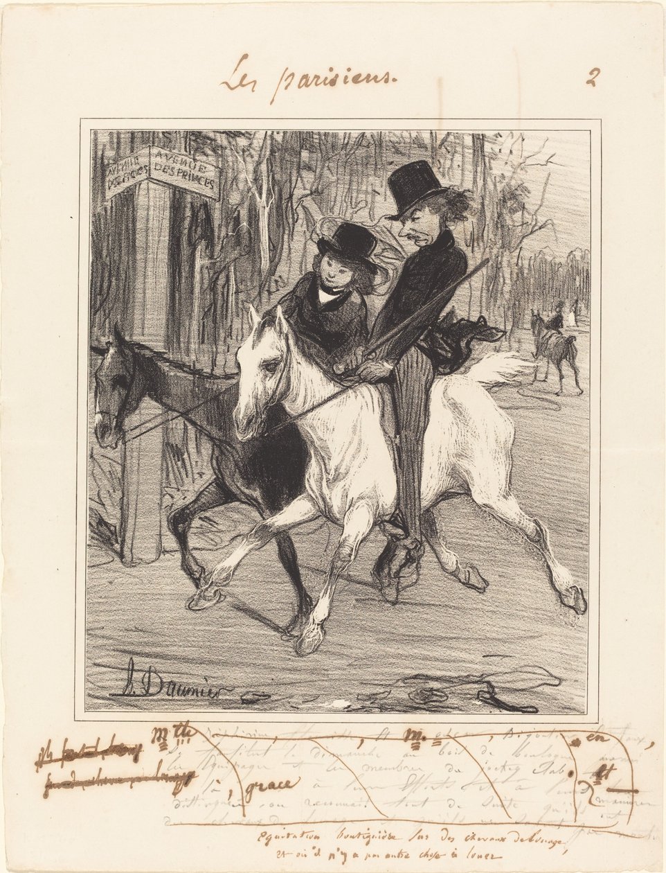 Konna sklepikarz autorstwa Honoré Daumier
