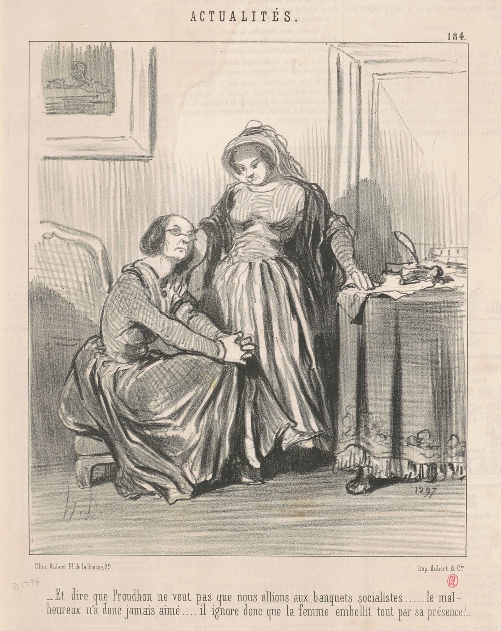 I powiedzieć, że Proudhon nie chce... autorstwa Honoré Daumier