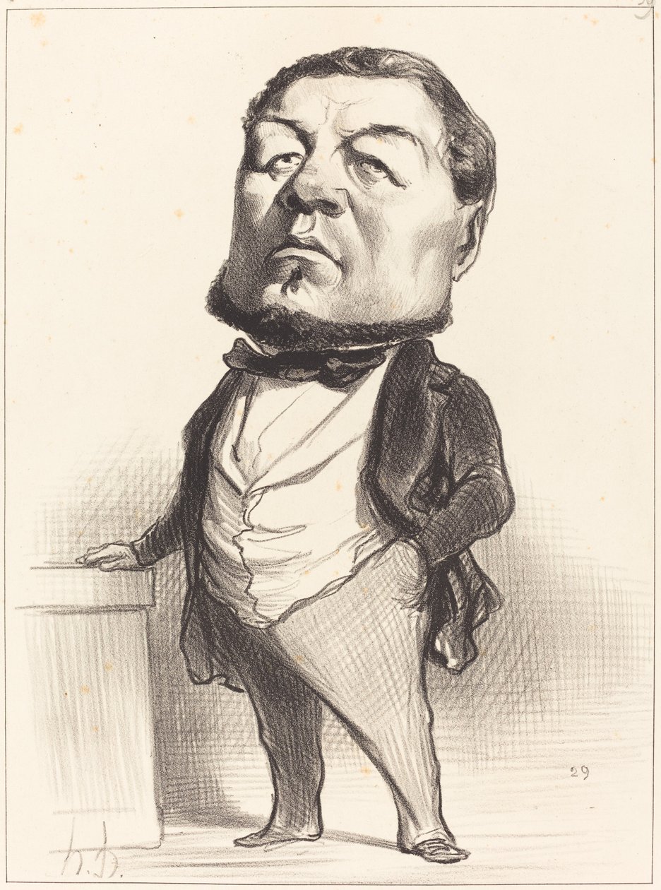 FJ Ducoux autorstwa Honoré Daumier