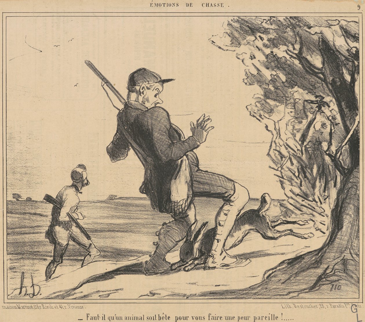 Czy zwierzę musi być głupie? autorstwa Honoré Daumier