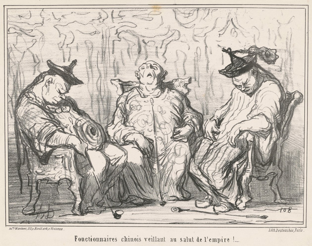 Urzędnicy ... czuwający nad zbawieniem imperium! ... autorstwa Honoré Daumier
