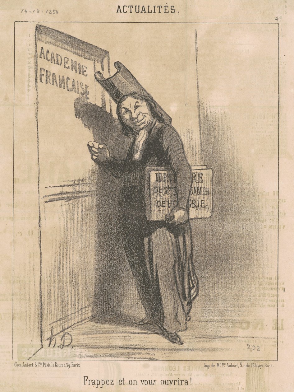 Puk, a otworzymy się dla Ciebie! autorstwa Honoré Daumier