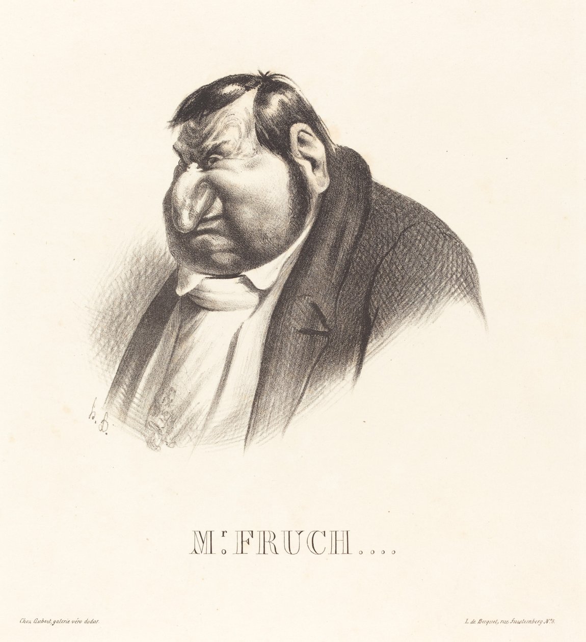 Fruchard i biust autorstwa Honoré Daumier