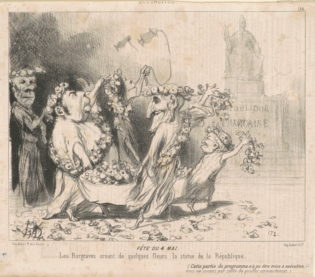 Dzień 4 maja autorstwa Honoré Daumier
