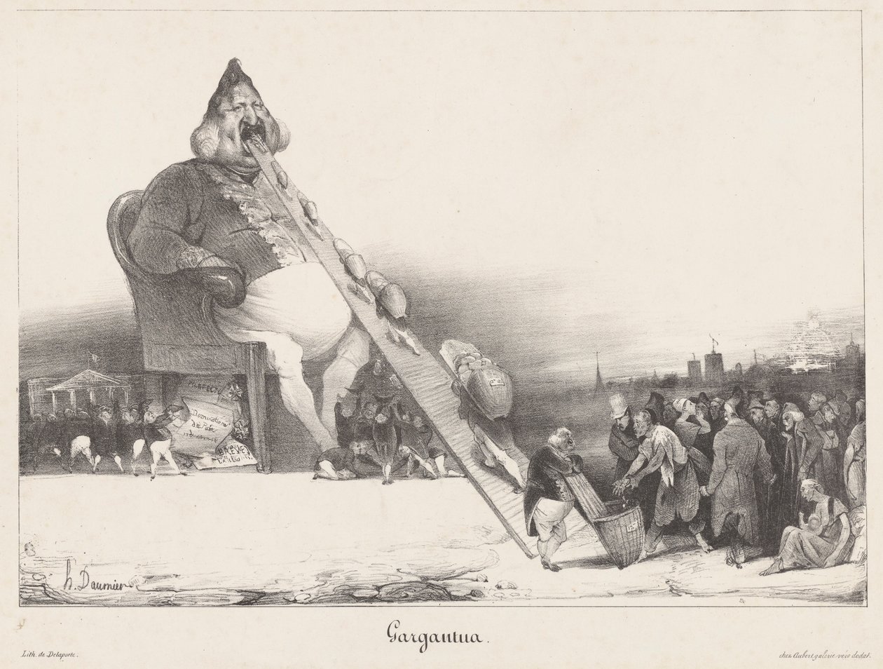 Gargantua autorstwa Honoré Daumier