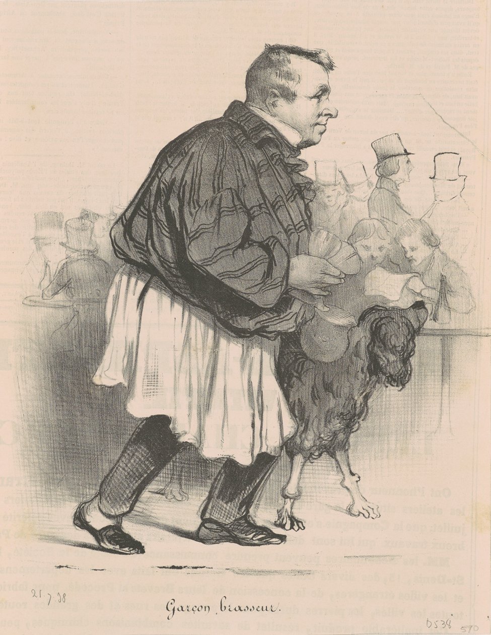 Piwowar chłopiec... autorstwa Honoré Daumier