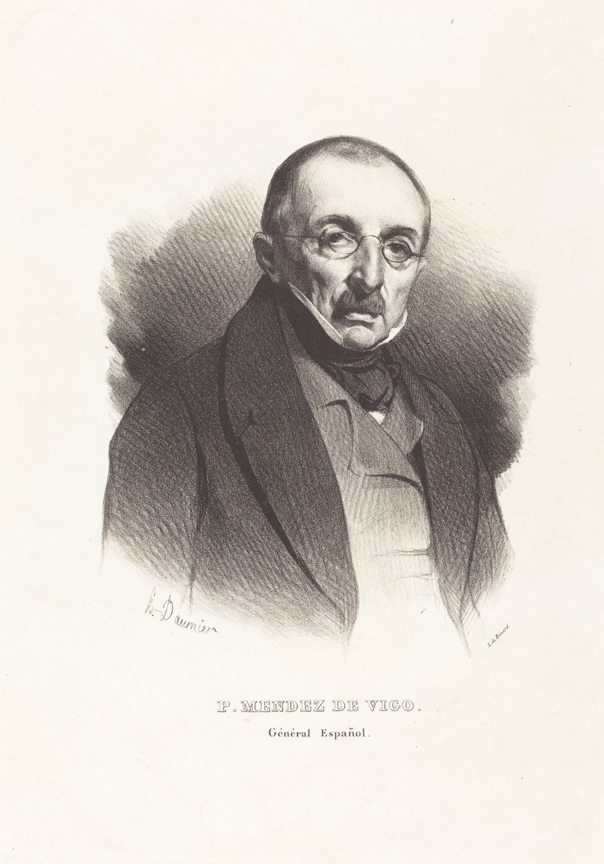 Generał P. Mendez Vigo autorstwa Honoré Daumier