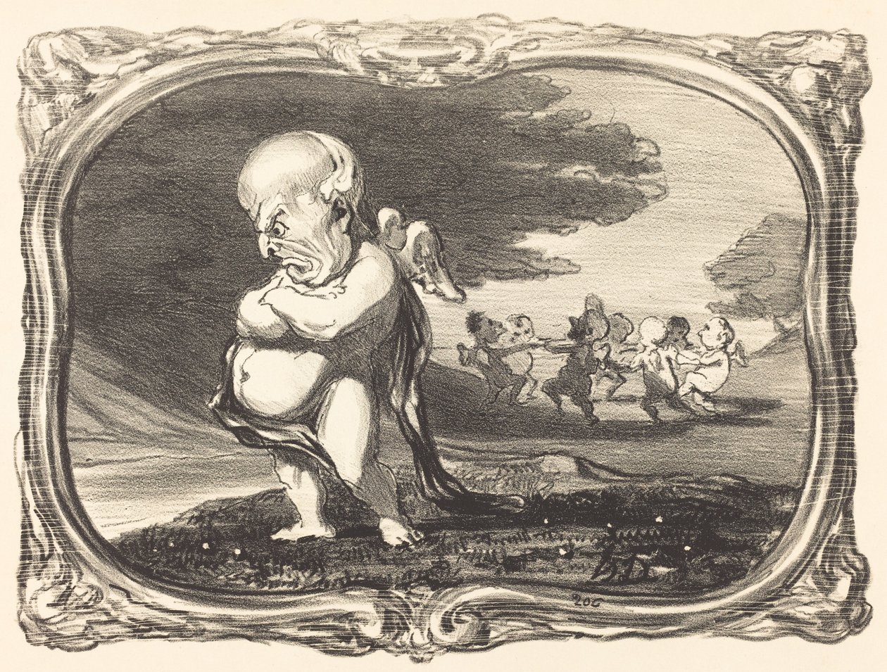 Powstanie i upadek O. Belka autorstwa Honoré Daumier