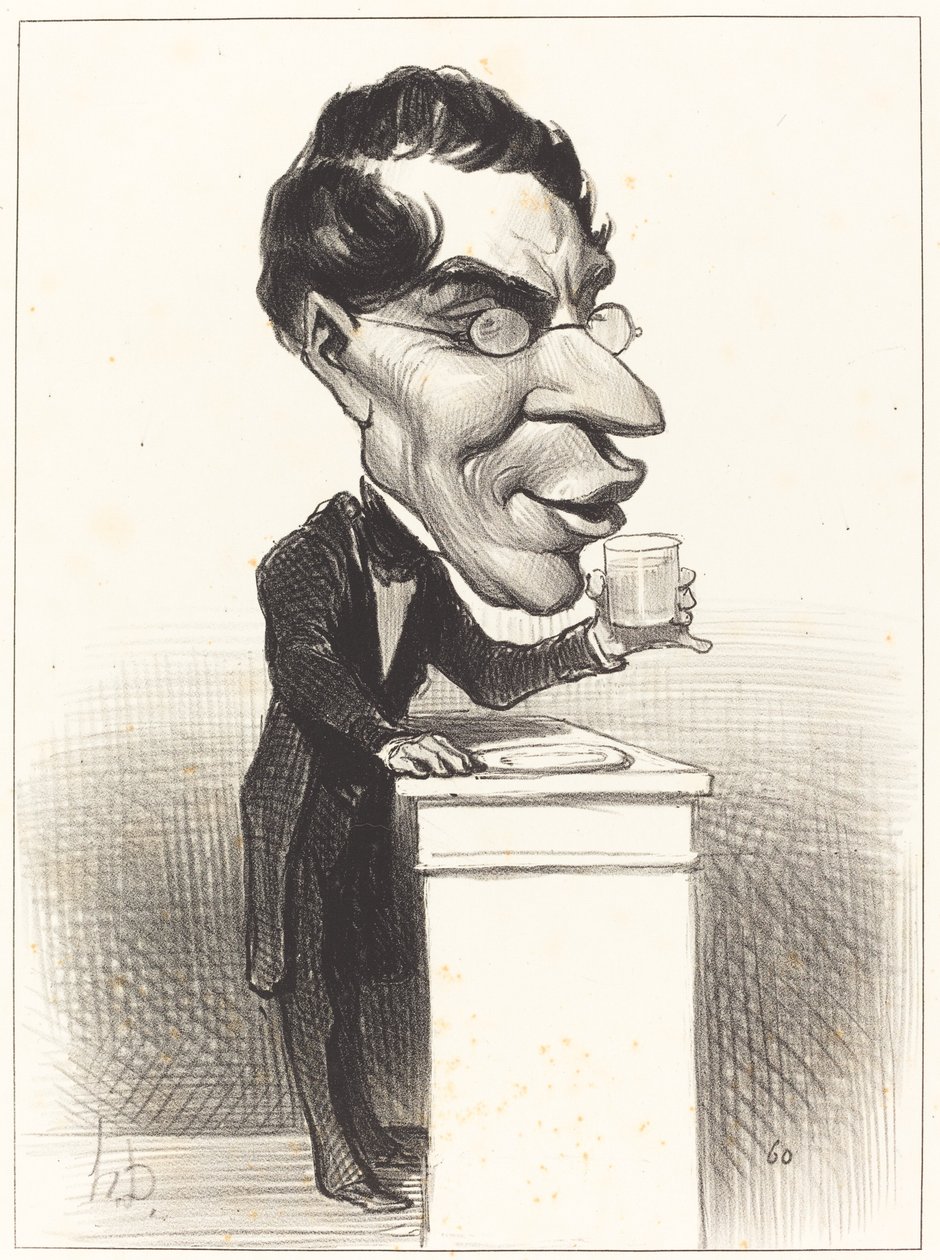 H.M. Augustin Corne autorstwa Honoré Daumier