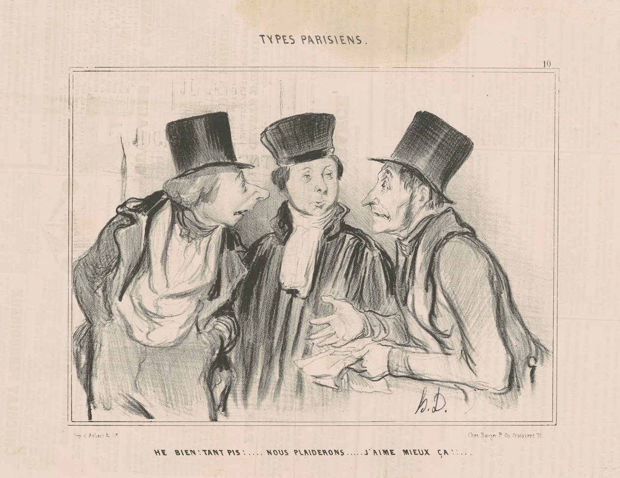 Dobrze! nieważne!... będziemy błagać. Podoba mi się to bardziej... autorstwa Honoré Daumier