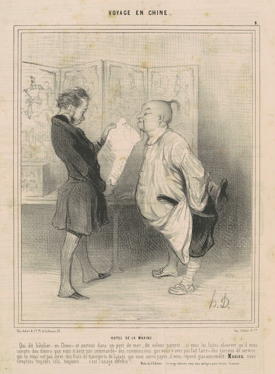 Hotel Morski autorstwa Honoré Daumier
