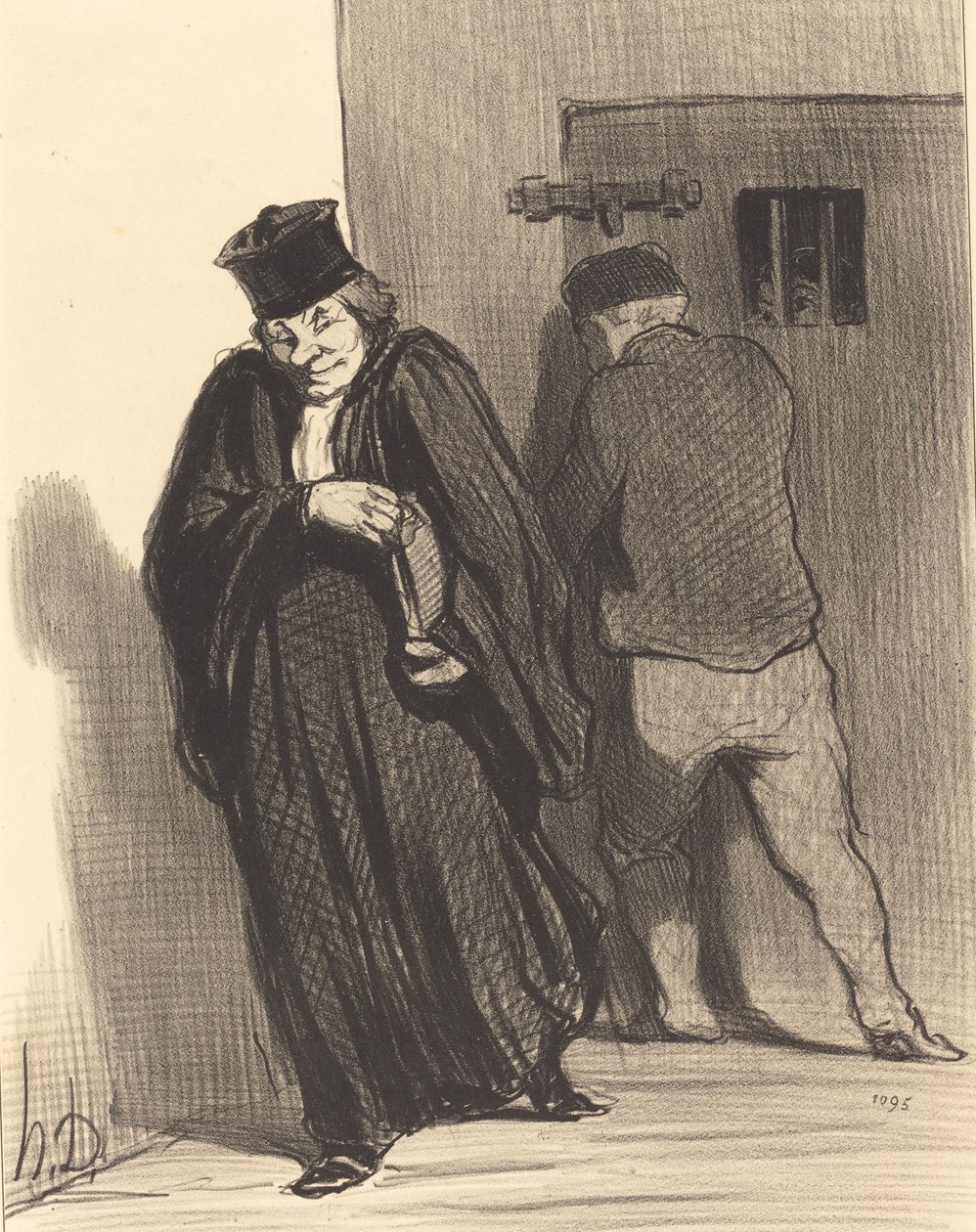 Wygląda na to... że mój facet to wielki łajdak... autorstwa Honoré Daumier