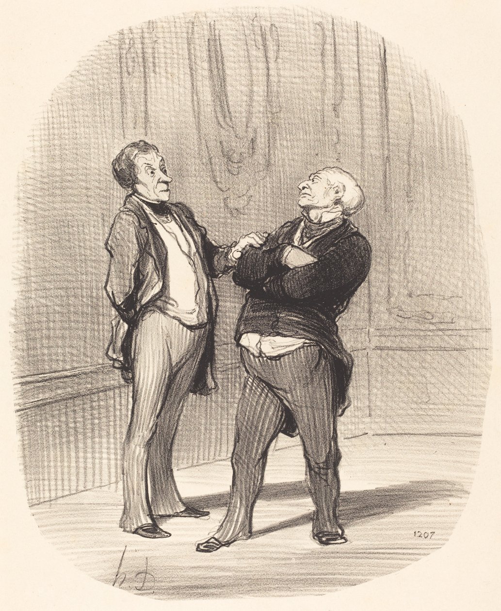 Jest wojna... czynsze... spadną... autorstwa Honoré Daumier