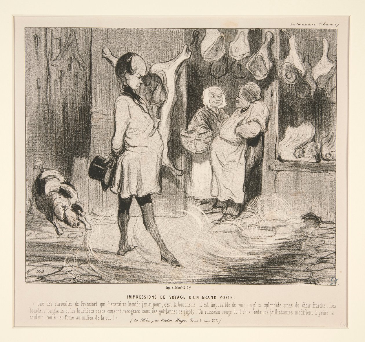 Wrażenia z podróży autorstwa Honoré Daumier