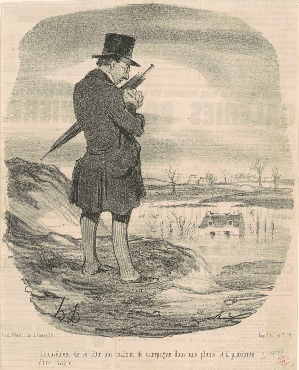 Wada budowy wiejskiego domu... autorstwa Honoré Daumier