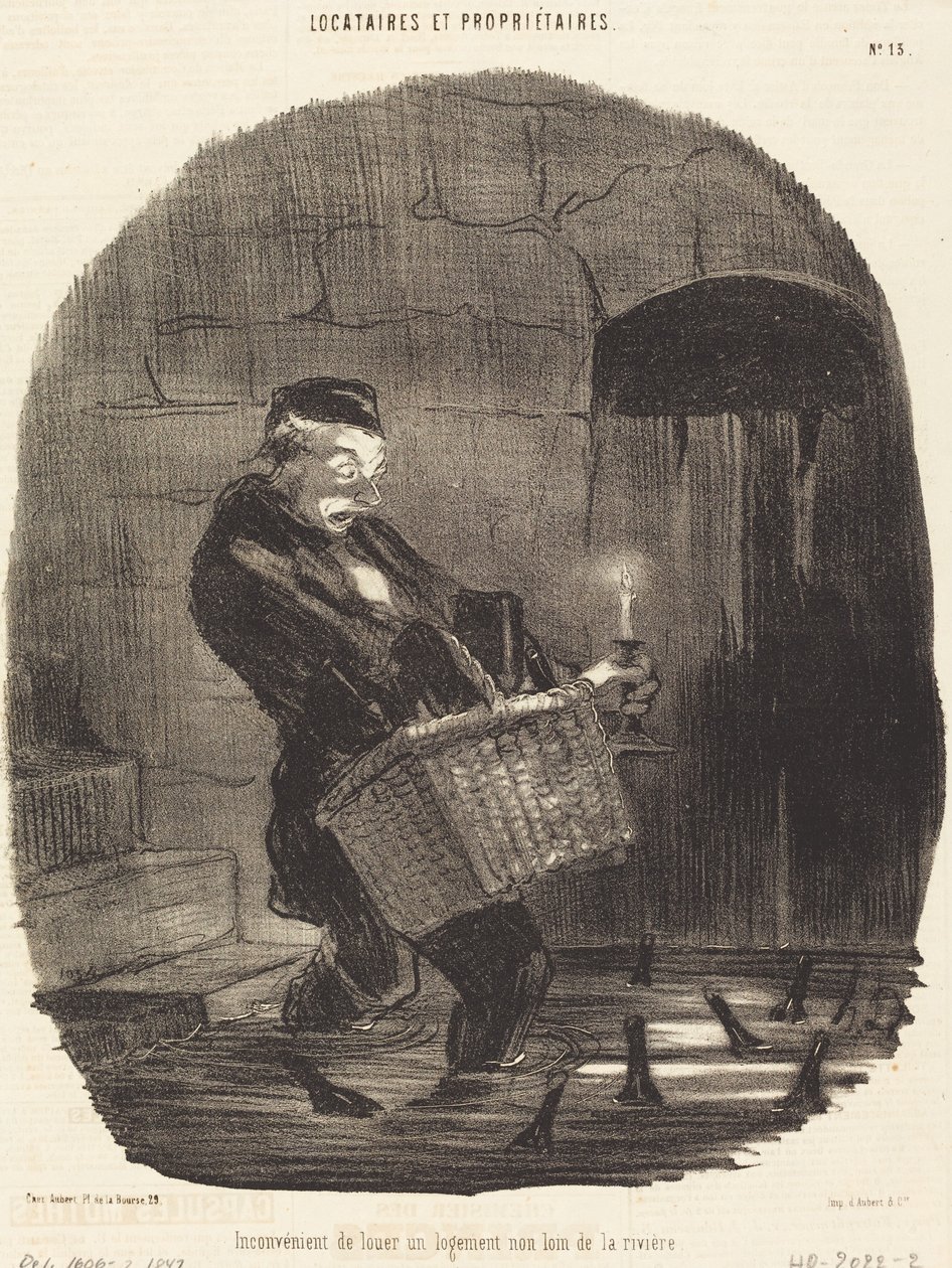 Wada wynajmu... niedaleko rzeki? autorstwa Honoré Daumier