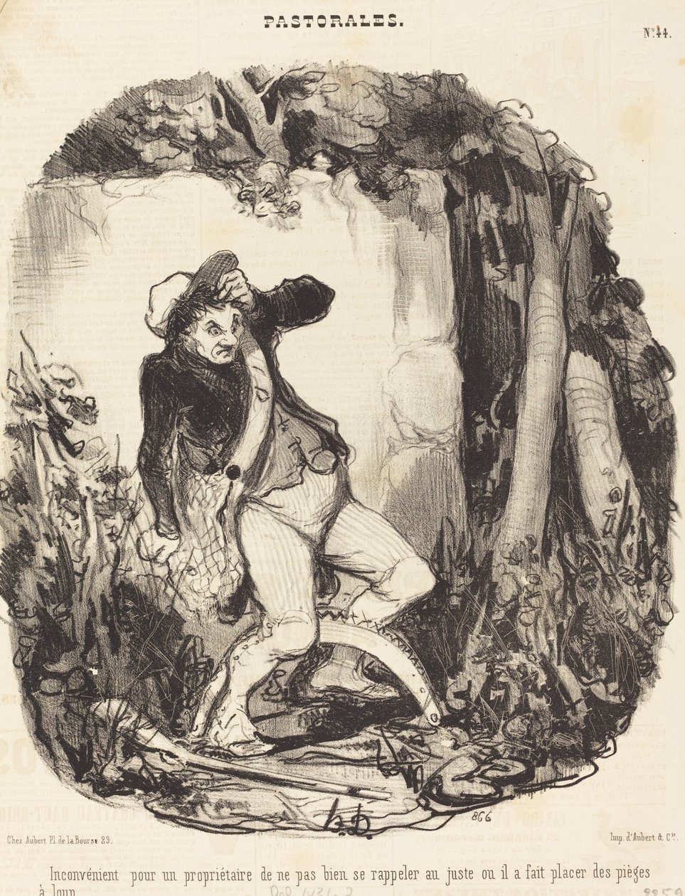 Wada dla właściciela, aby nie... autorstwa Honoré Daumier