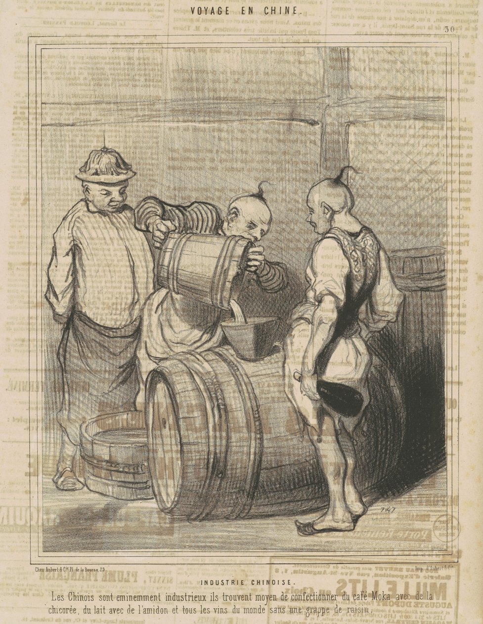 Chiński przemysł autorstwa Honoré Daumier