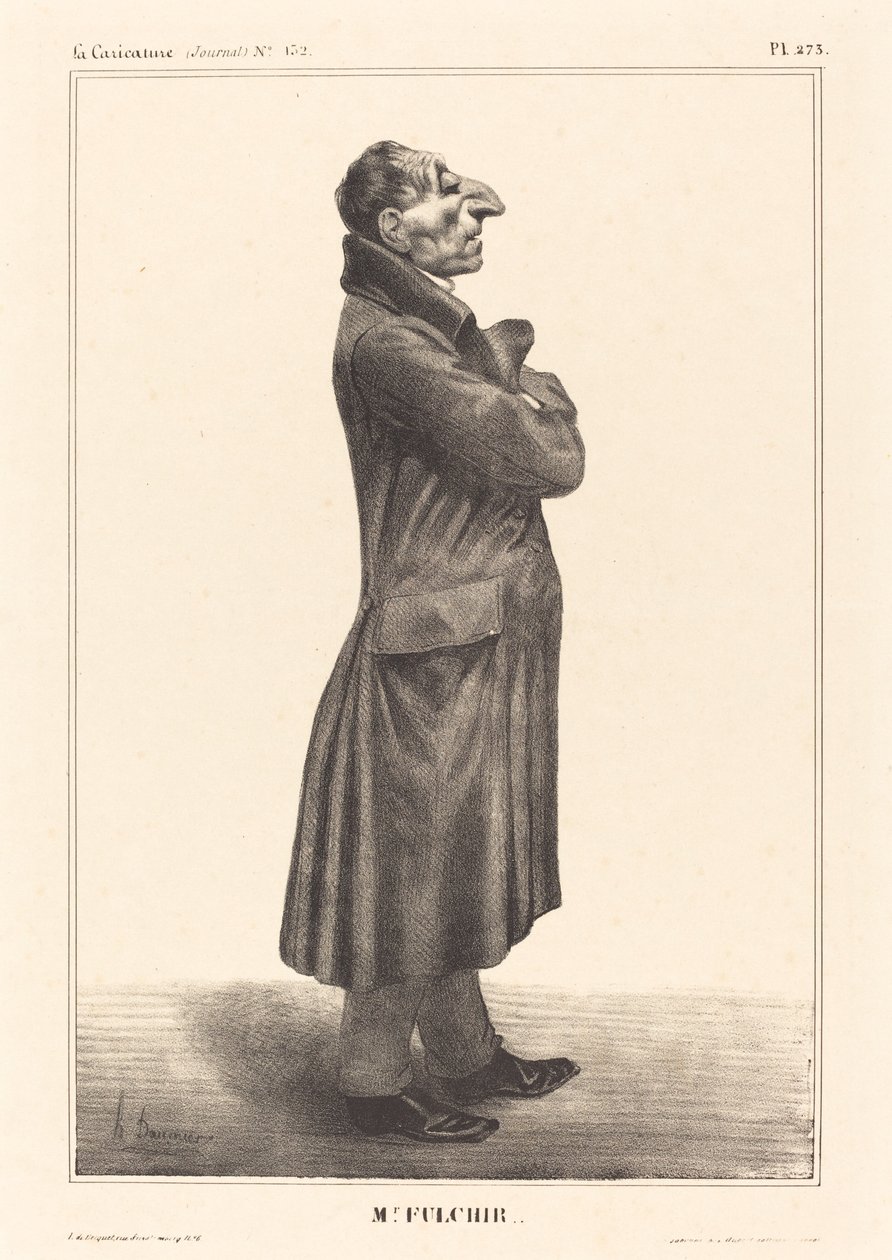 J. Claude Fulchiron autorstwa Honoré Daumier
