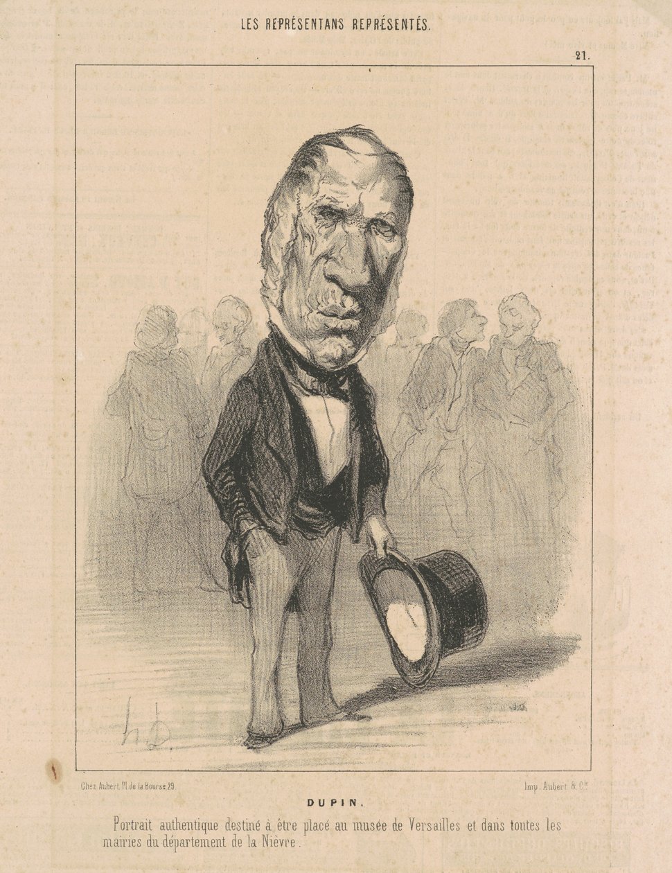 J. Jacques Dupin autorstwa Honoré Daumier
