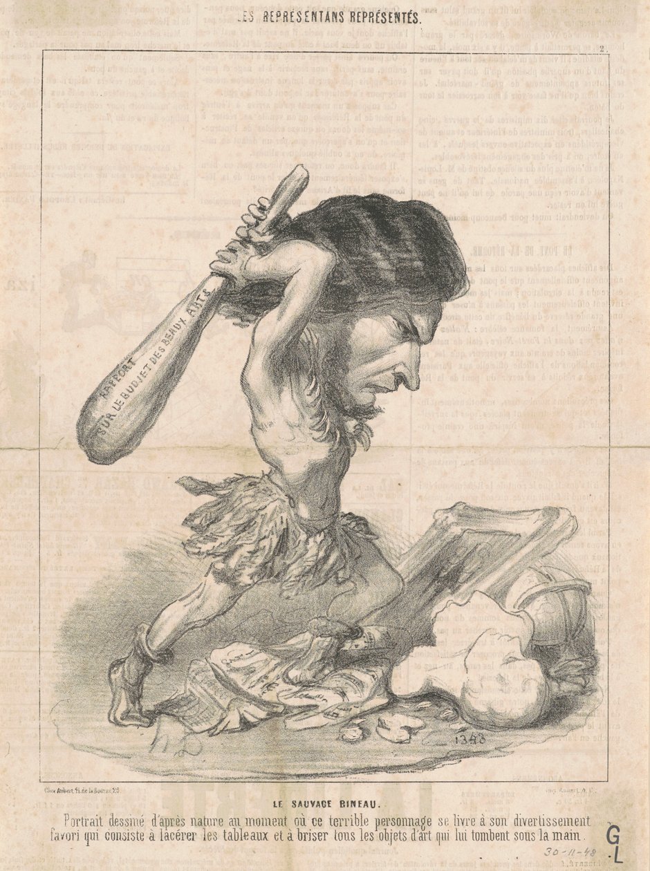 J. Martial Bineau (druga płyta) autorstwa Honoré Daumier