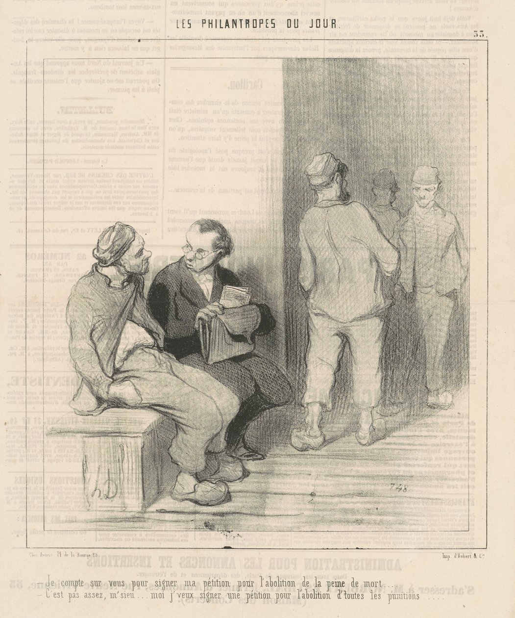 Liczę, że podpiszesz autorstwa Honoré Daumier