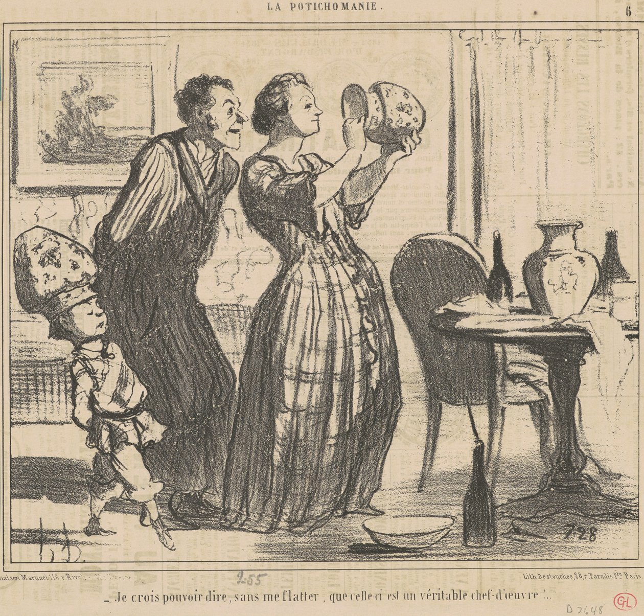 Myślę, że mogę powiedzieć, bez schlebiania sobie... autorstwa Honoré Daumier