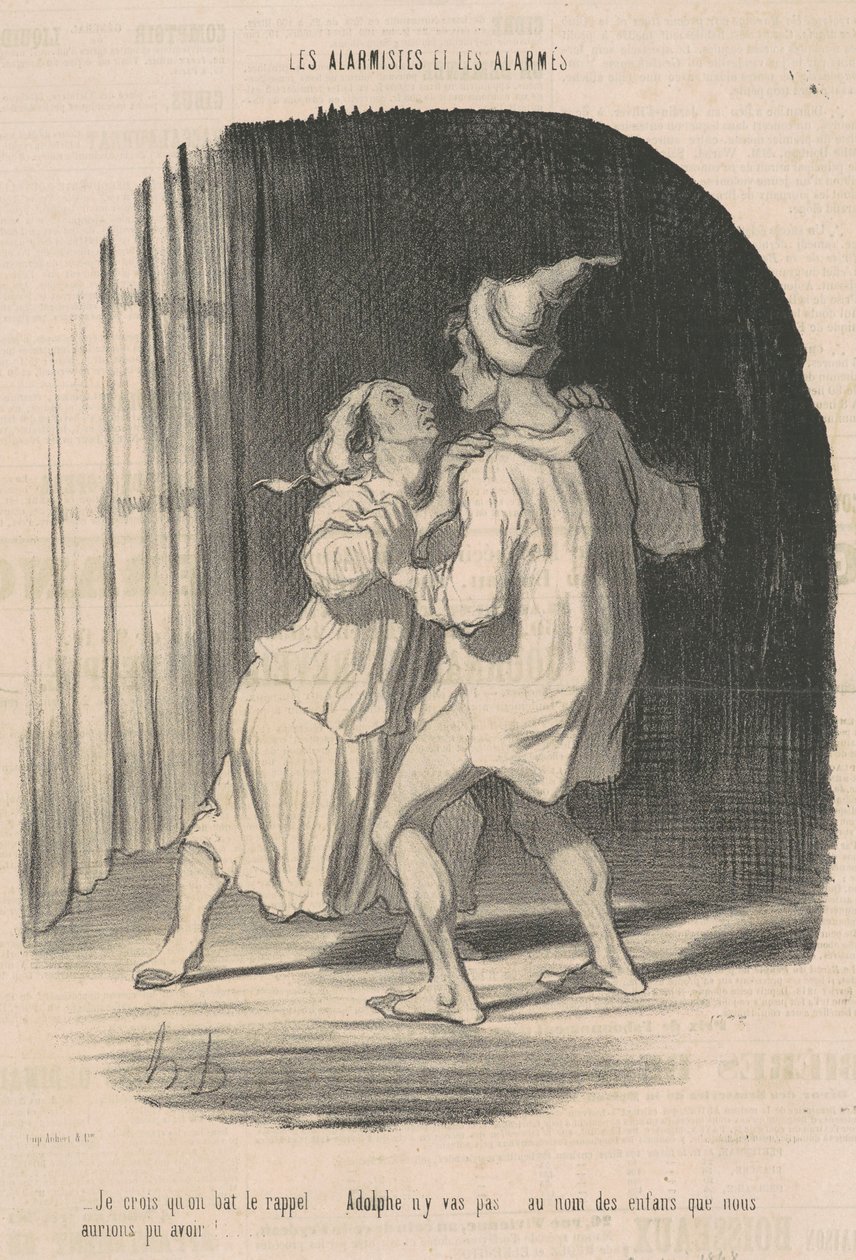 Myślę, że pokonujemy wycofanie... autorstwa Honoré Daumier