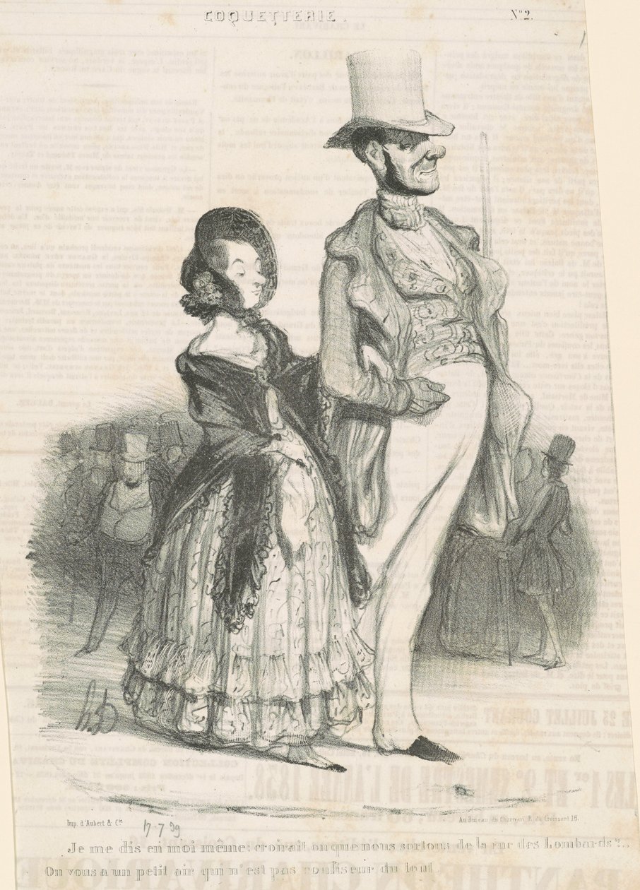 mówię do siebie autorstwa Honoré Daumier