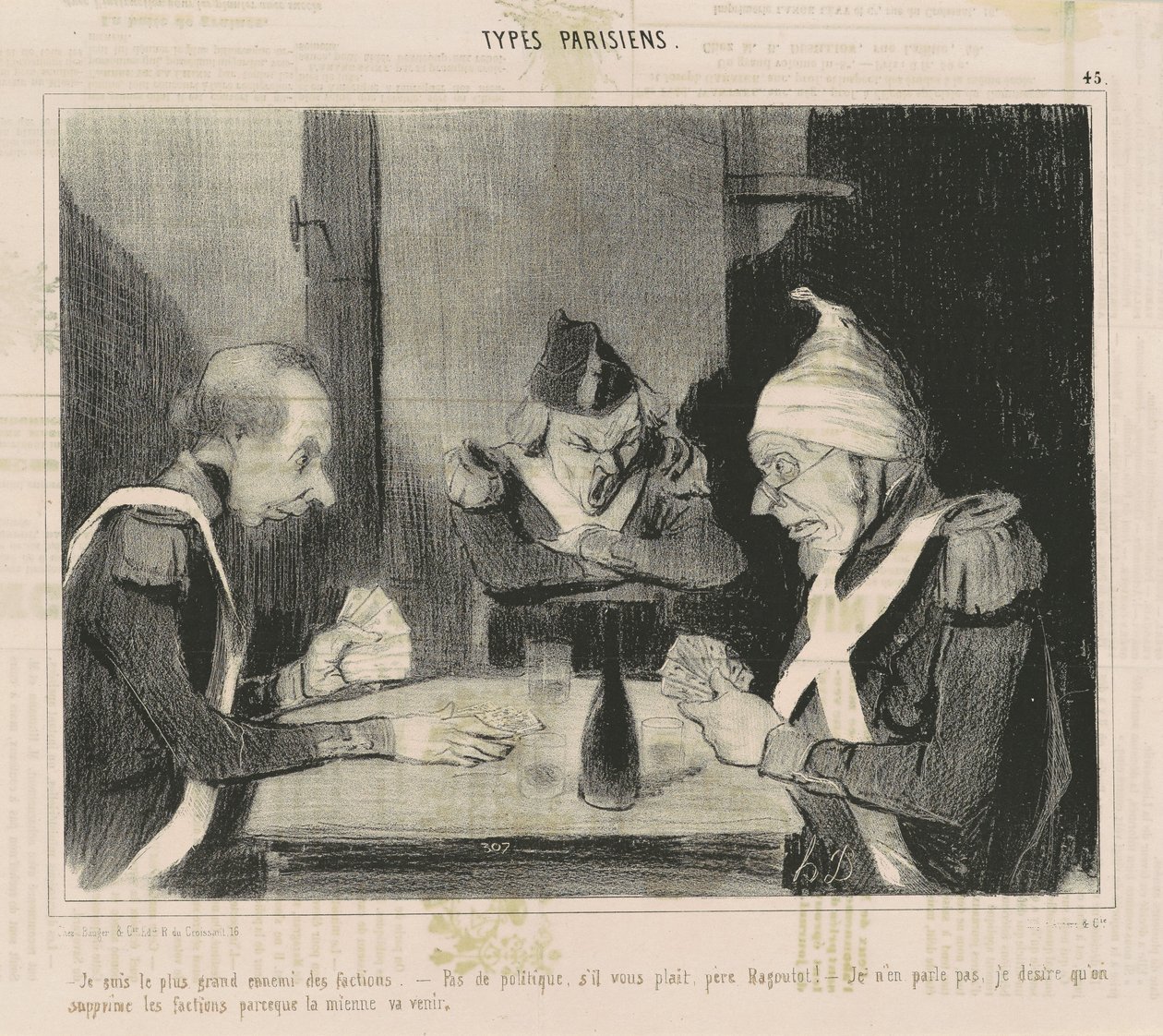 Jestem największym wrogiem frakcji autorstwa Honoré Daumier