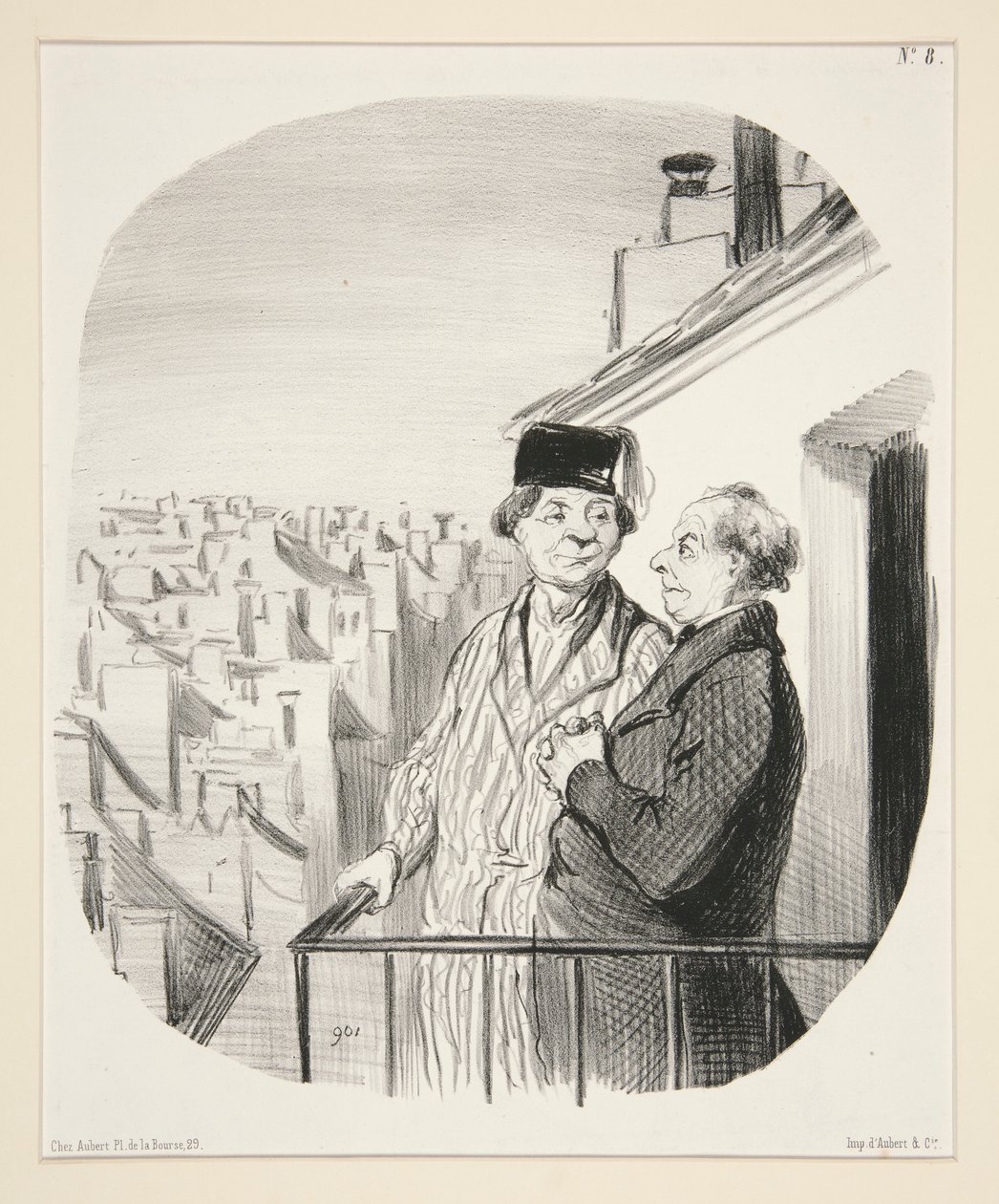 Jestem trochę zawyżona autorstwa Honoré Daumier