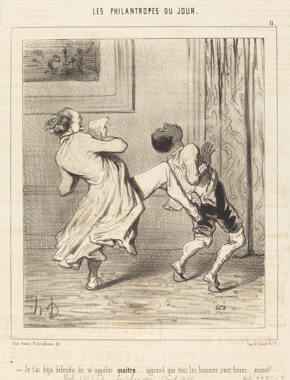 Już ci zabroniłem nazywać mnie mistrzem... autorstwa Honoré Daumier