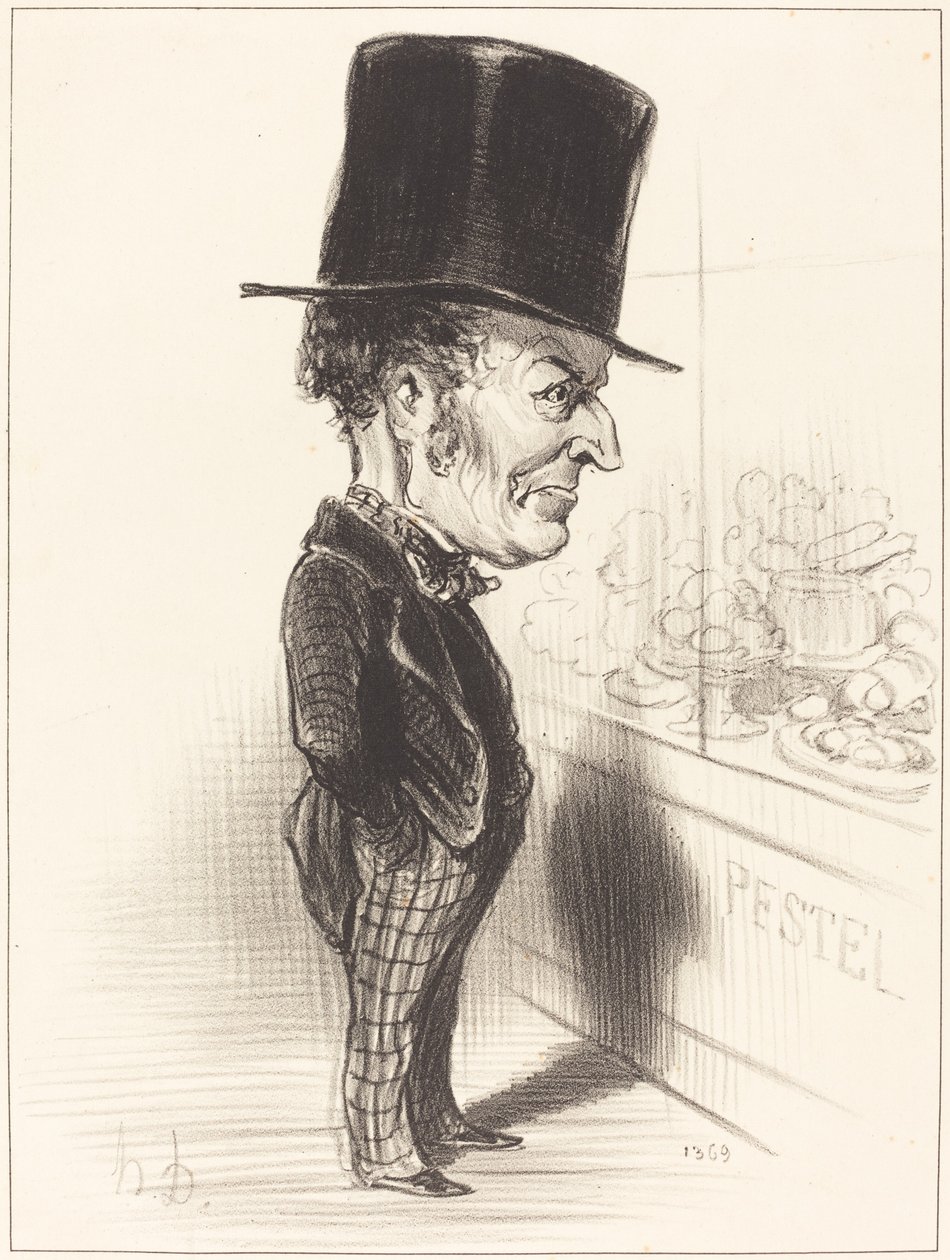 Jean-Charles Besnard autorstwa Honoré Daumier