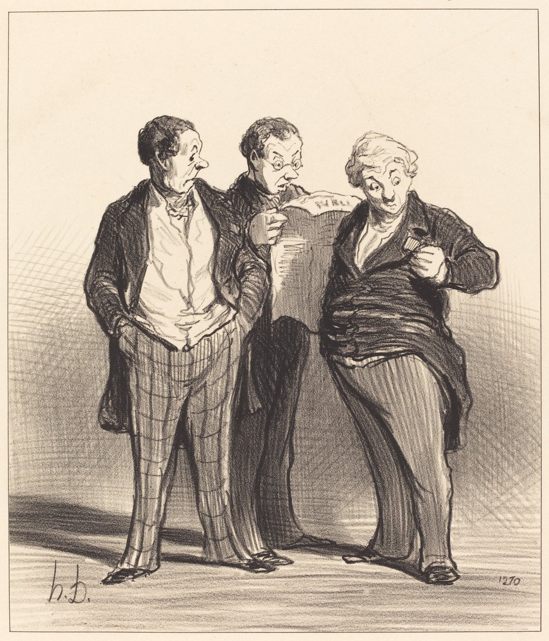 Zakaz noszenia ozdób autorstwa Honoré Daumier