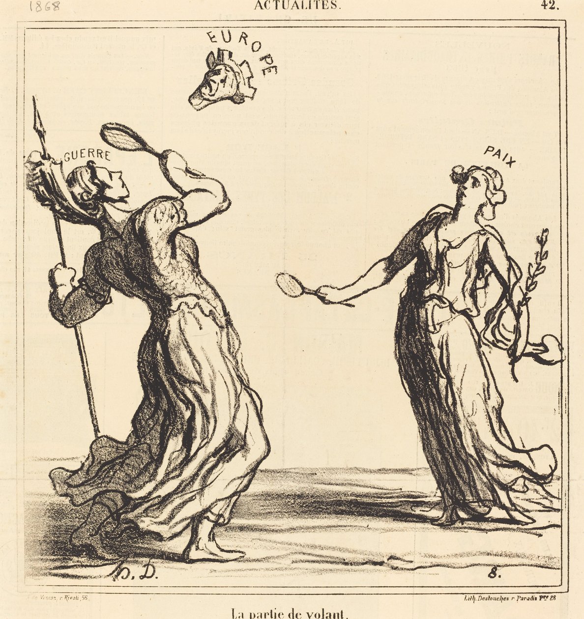 Część kierownicy autorstwa Honoré Daumier