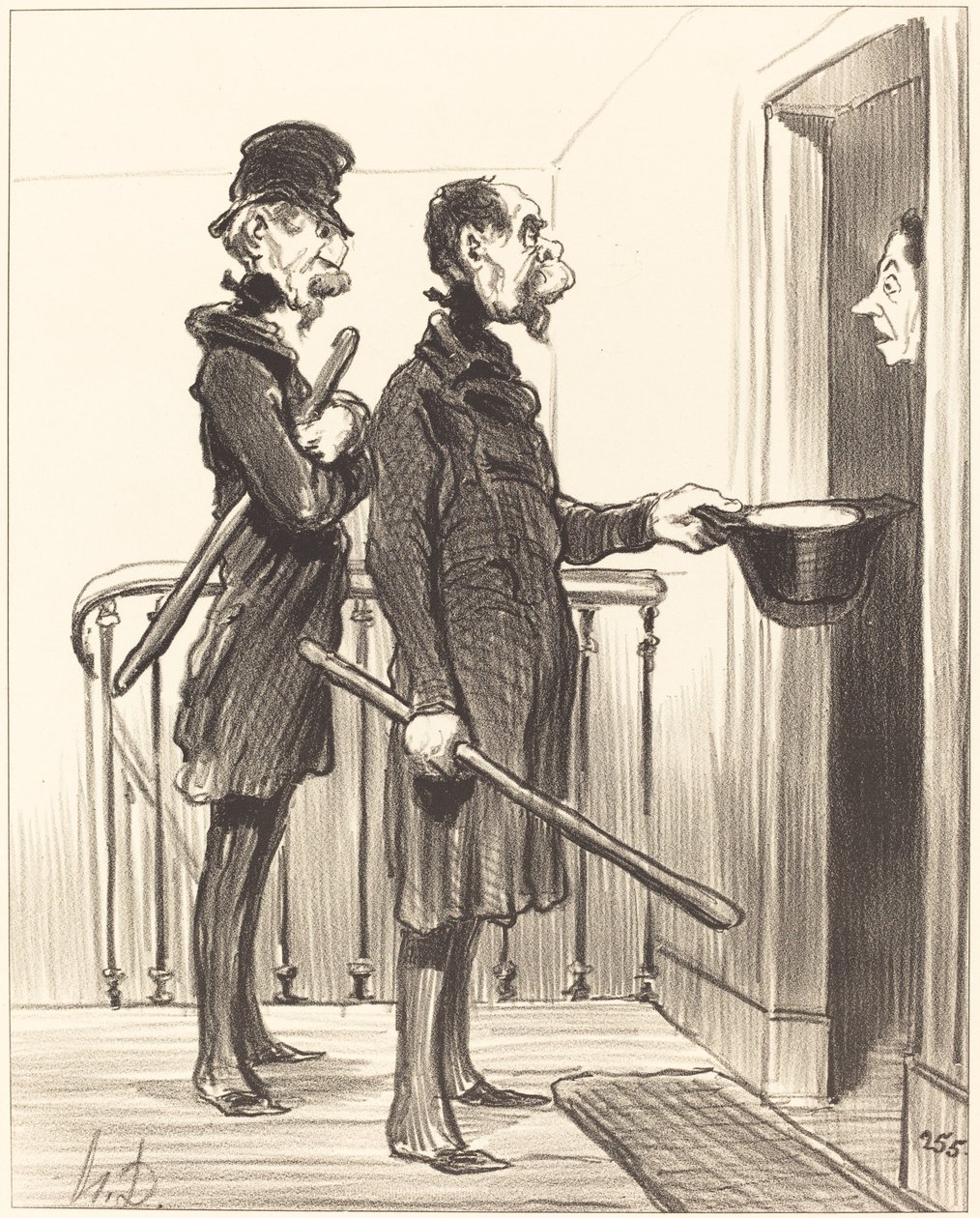 Subskrypcja napoleońska autorstwa Honoré Daumier